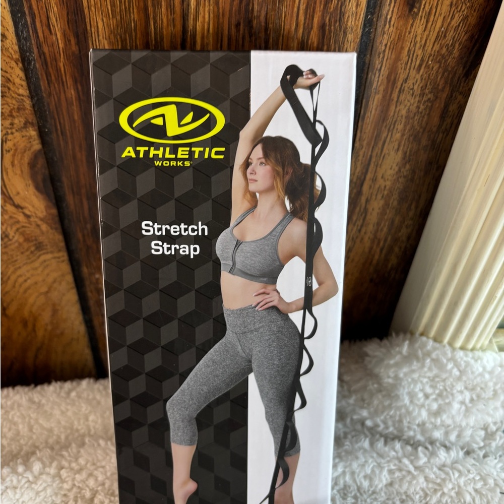 Athletic Works Black Stretch Strap new in box